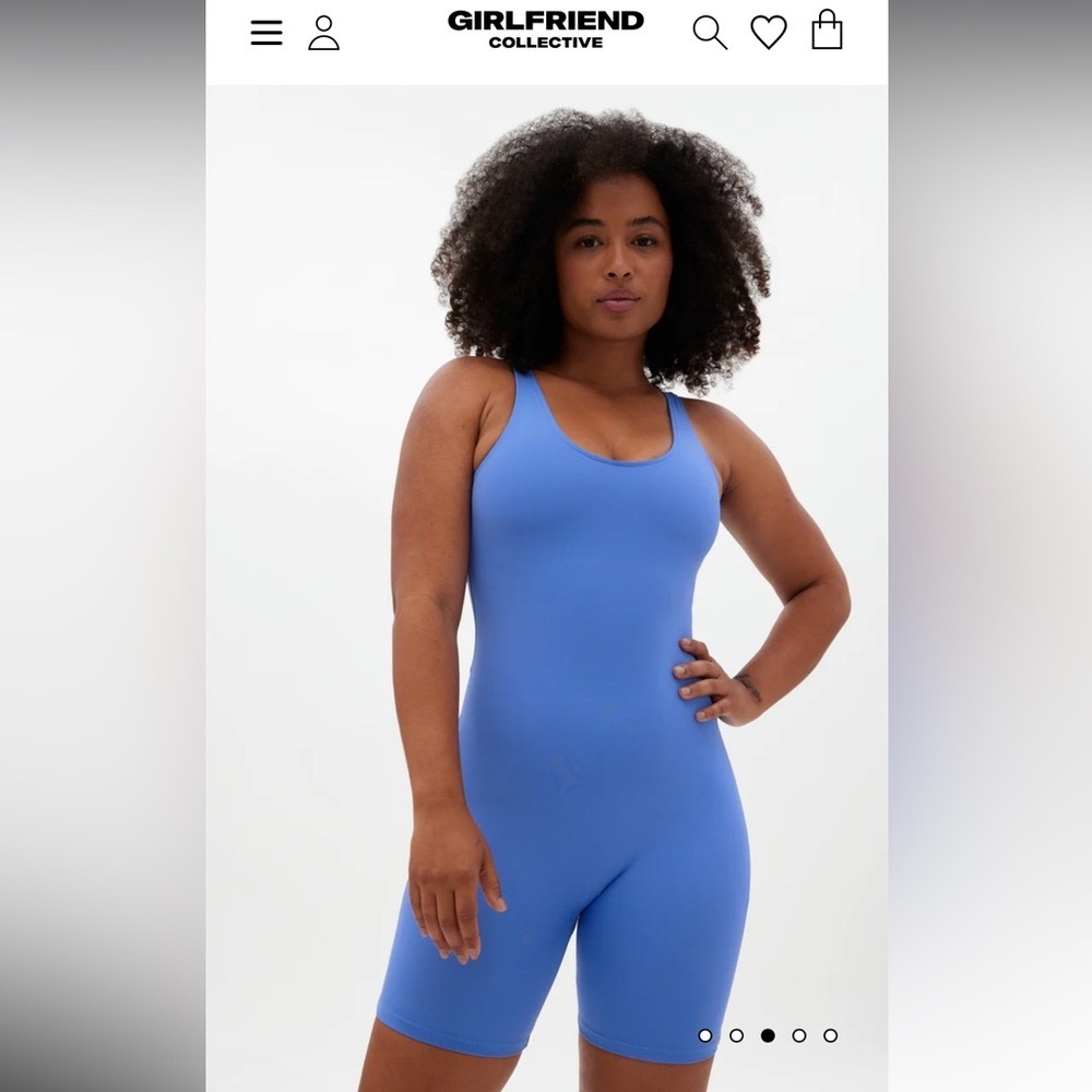 Girlfriend Collective Midnight Bike Unitard